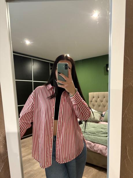 Pruhovaná košela, h&m,34