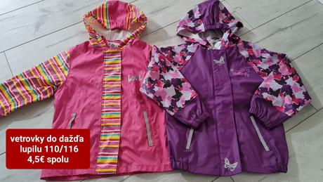 Vetrovky do dažďa lupilu, 110