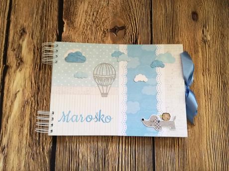 Fotoalbum a4 pre chlapca modry, 