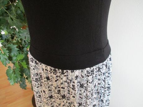 Šaty čierno biele,skôr pre vysoké žienky, bonprix,m