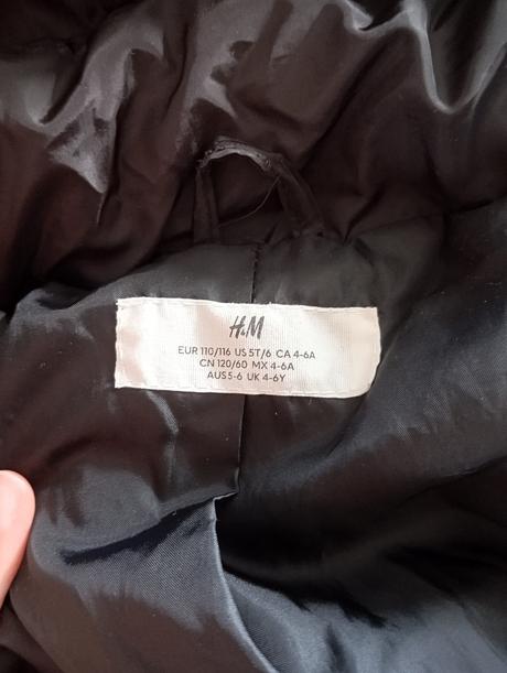 Zimná bunda h&m veľ. 110/116, h&m,110