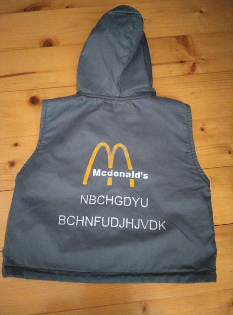 Obojstranná vesta mcdonalds, 92
