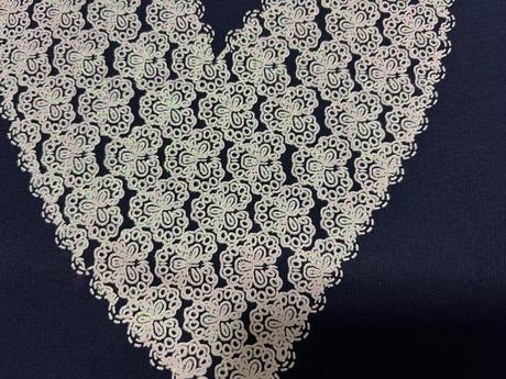 Tričko s lesklým srdiečkom tom tailor, tom tailor,116