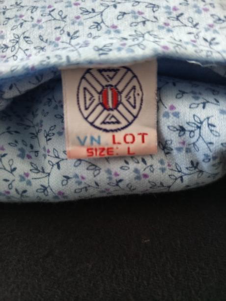 Letné pyžamo bledo modré, l