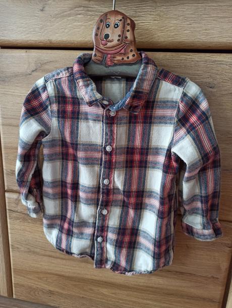Flanelová košeľa, h&m,86