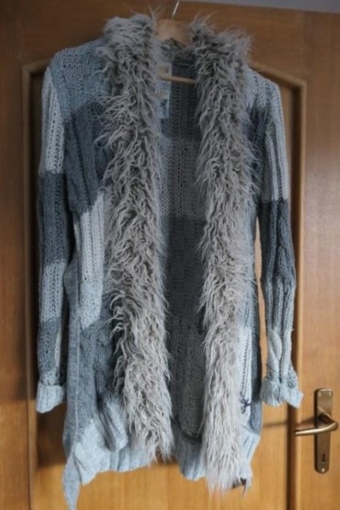 Desigual krasny nadcasovy kardigan vel. s-l, desigual,m