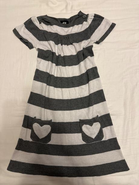 Pletené šaty, h&m,122