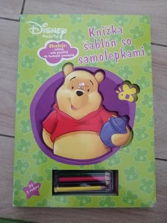 Kniha šablón so samolepkami, 