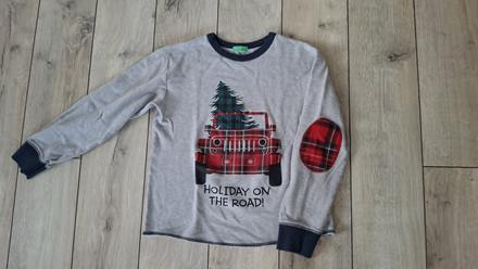 Tričko benetton s vianočným motívom, benetton,146