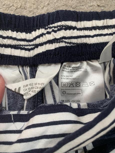 H&m letné nohavice v.152, h&m,152