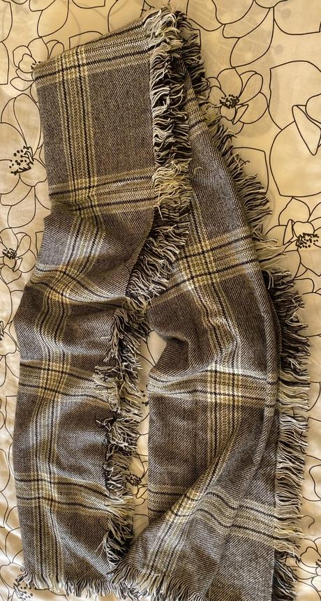 Elegantný mäkký káro šál - uni, 