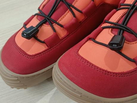 Detské tenisky xplorer - dark red & coral 35, be lenka,35