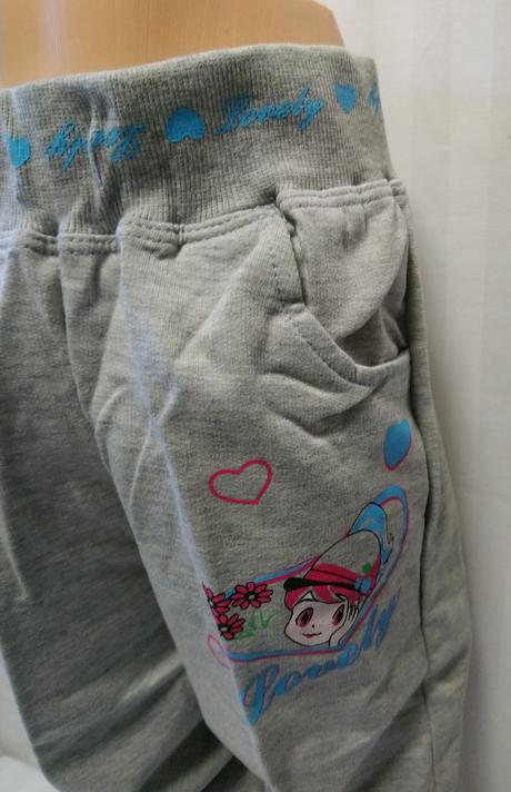 Svetlo sivé tepláky lovely, n-feel, 116-122 cm, 122