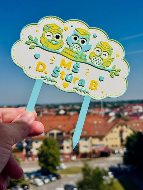 Personalizovaný zápich na tortu,