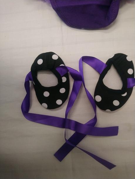 4 outfit môj 1.karneval fialová čarodejnica, 62-68, 