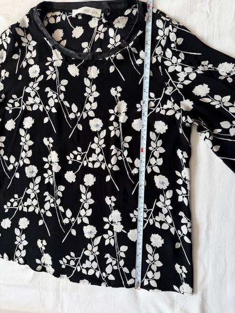 Luxusná hodvábna blúzka pieszak, 38