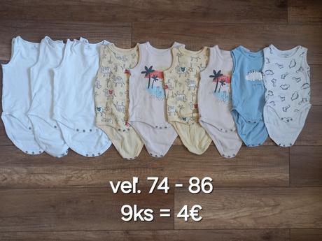 Body tielka veľkosť 74 - 86, 80