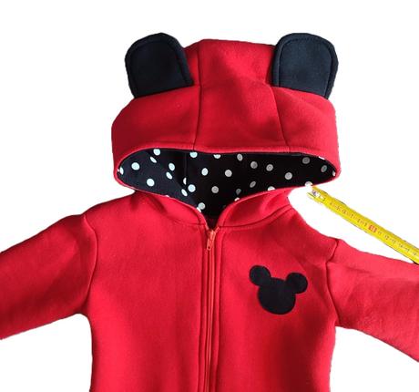 Dievčenský minnie flisový kabátik, 116