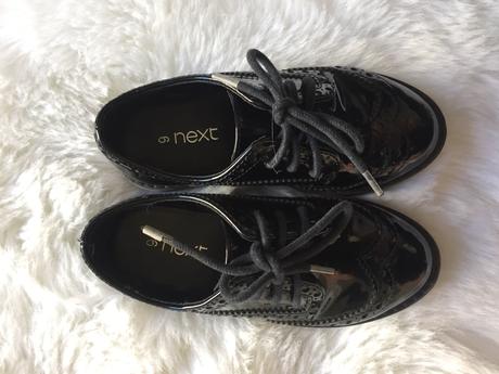 Krasne lesklé topánočky, next,28