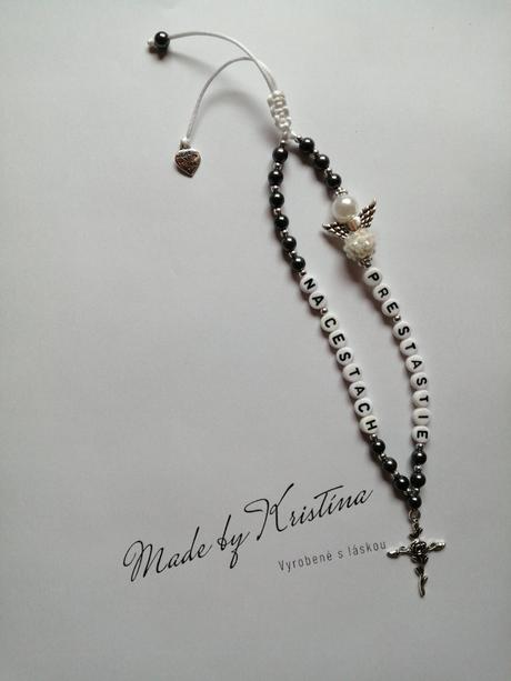 Ruženec/talizman do auta, 