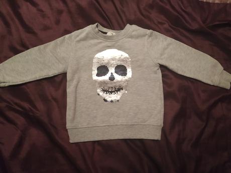 Pulóver s flitrami, h&m,104