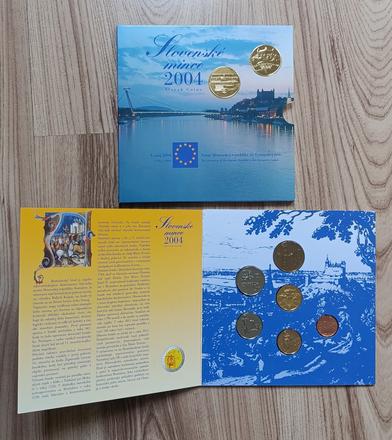Sada korún 2004 slovensko vstup sr do eu 18,50 sk,
