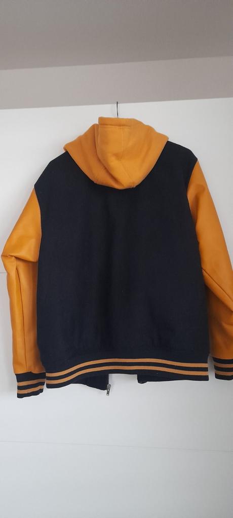 Bomberka pre chlapcov horčicovo čierna - nová, reserved,170