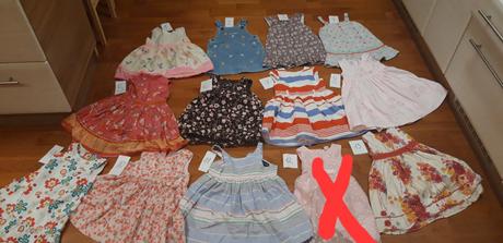 Dievčenské šaty 12-18 mesiacov, 80