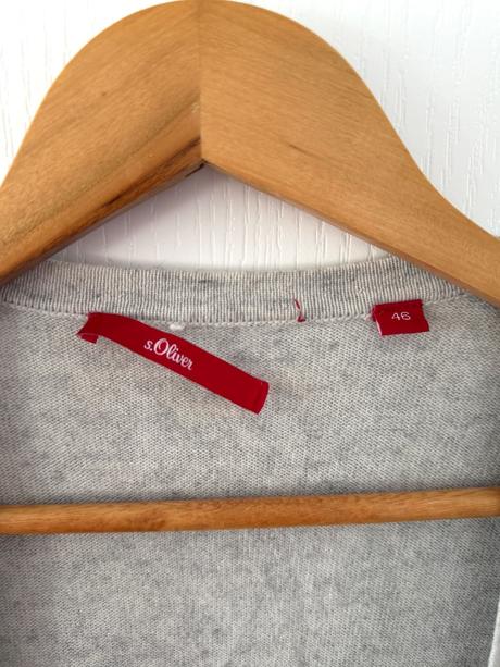 Kardigan zo zmesi vlny, hodvábu a kašmíru, s.oliver,xl