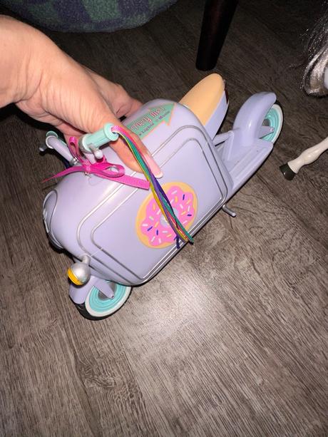 Barbie chodiaci kôň+donut skúter, 