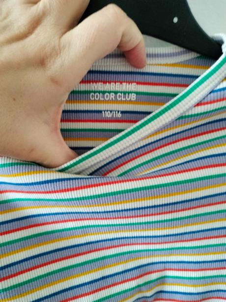 Rebrované tričko s dlhým rukávom, tchibo,116