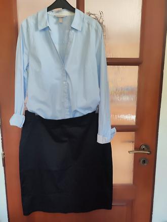 Bledo modra blúzka, h&m, h&m,42