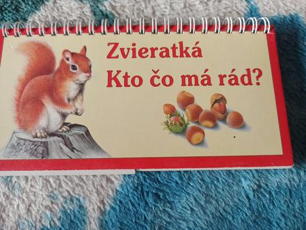 -zvieratá, kto čo má rád, knizka, 
