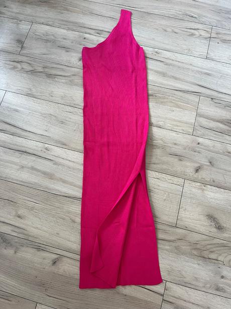 Pletené šaty asymetrické, mango,m