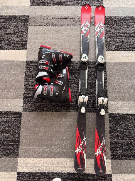 Lyze 150cm a lyziarky 26cm tecnopro, 150-159 cm