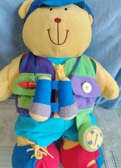 7 dielny didaktický macko námorník geoffrey 32 cm, 