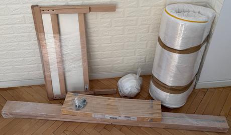 Detská posteľ ikea sniglar s roštom,matracom70x160, šírka (cm): 70,dĺžka (cm): 160