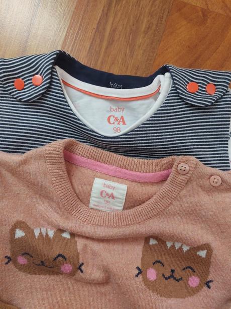 Šaty a svetrík c&a, veľ.98, c&a,98