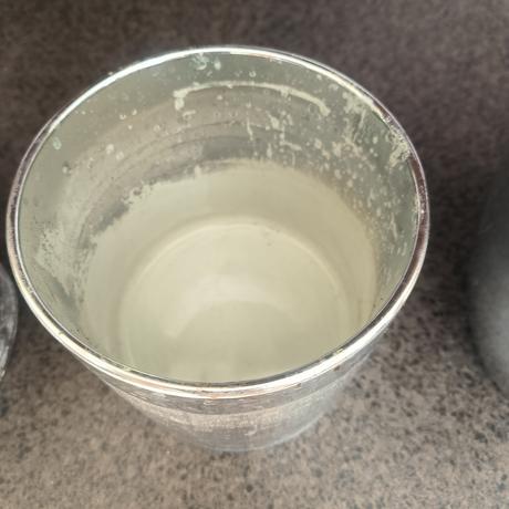 Kvetináče strieborné keramické, 