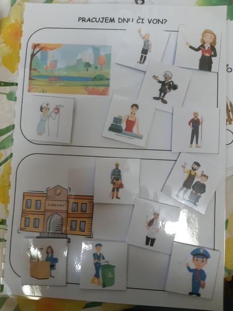 Activity book povolania, 