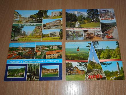 Retro pohľadnice mestá,