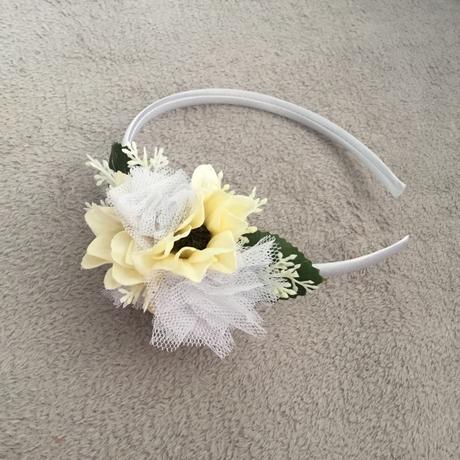 Čelenka kvety + tyl, 
