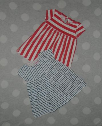 2 x šaty na 9 až 12 mesiacov, f&f,80