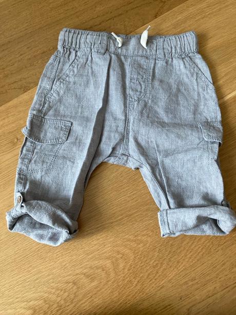 Lanovo bavlnene kratasy/sortky/nohavice, h&m,80