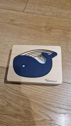 Predam drevenu vkladacku velryby kindsgut, 