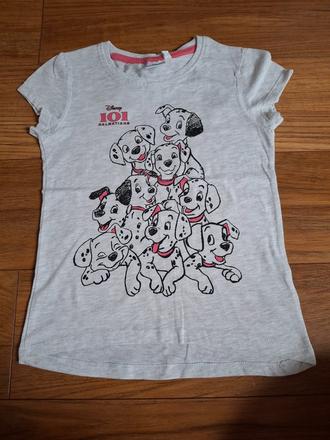 Tričko dalmatínci, disney,128