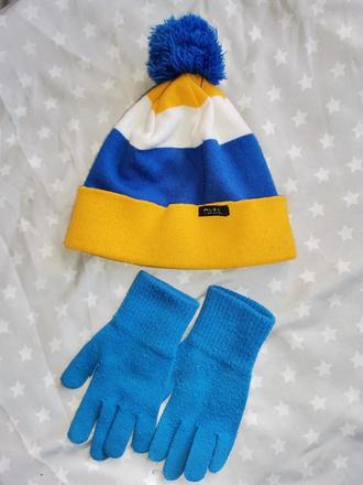 Čiapka zimná a rukavice, 134