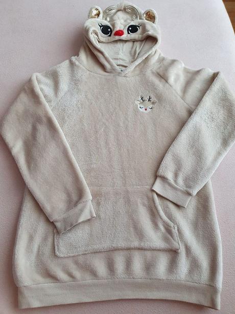 Chlpatá mikina č.134/140, h&m,134