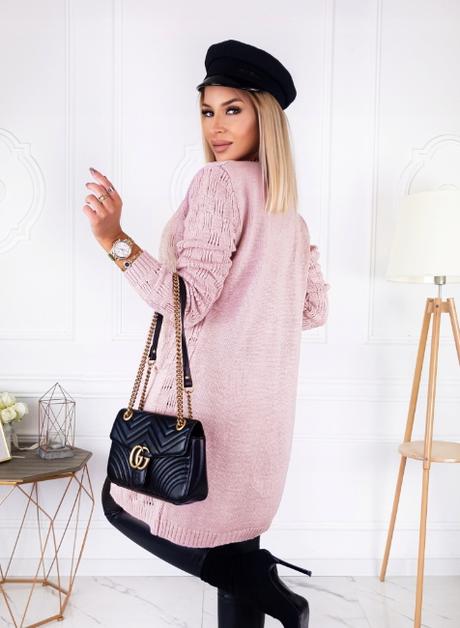 Dámsky kardigan mercco pink, l / m / s