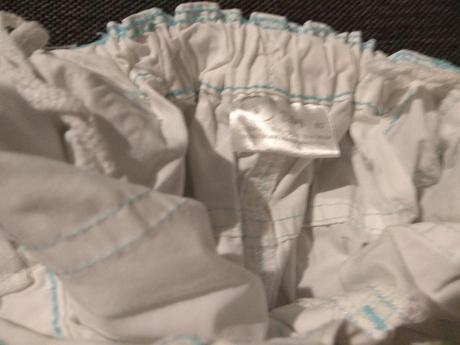 Biele letné nohavice, baby,80